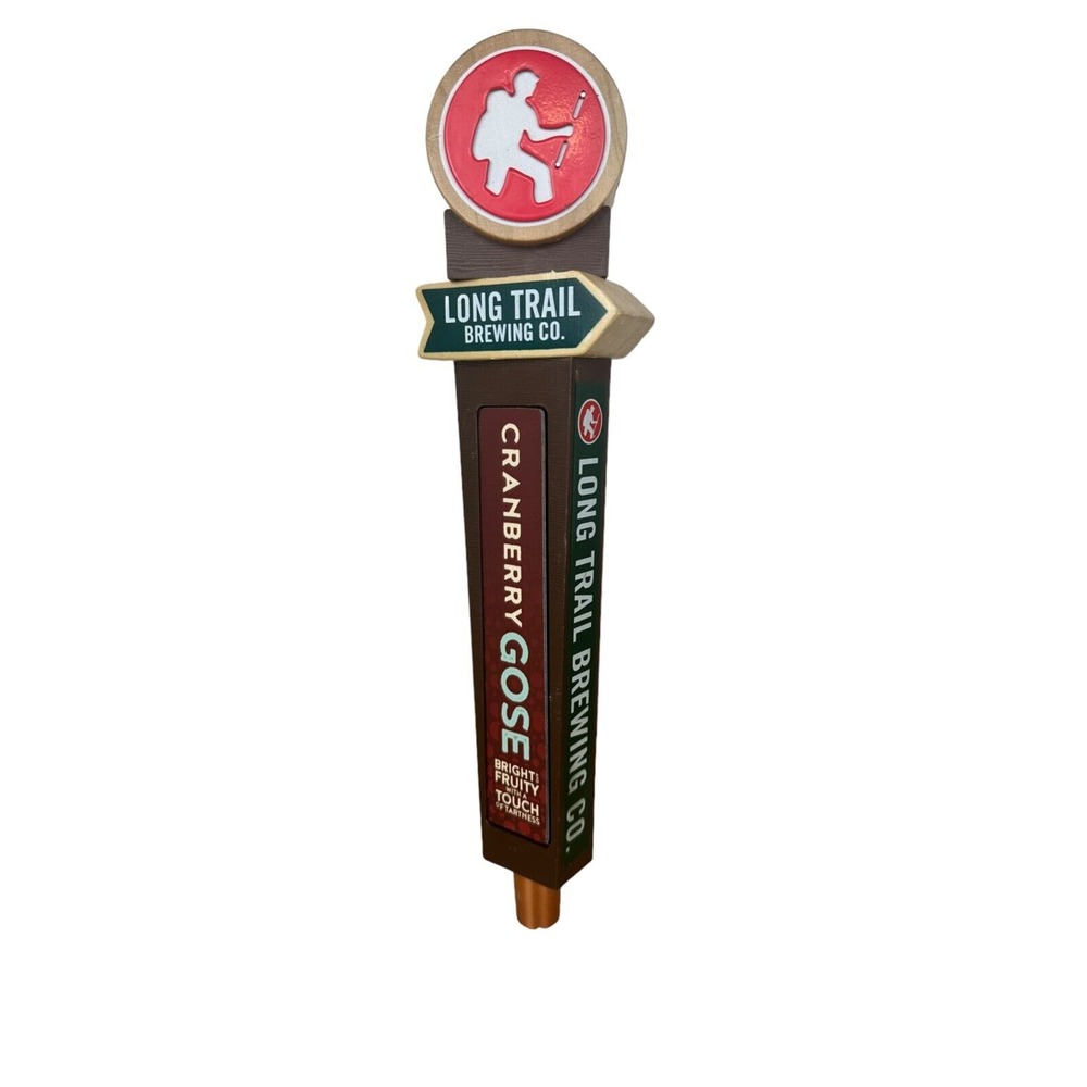 Long Trail Brewing Co. Beer Tap‎ Handle Cranberry Gose 12.5"